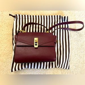 oxblood/burgundy purse
